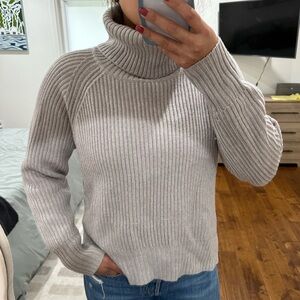 Wilfred Free High Low Turtleneck Sweater